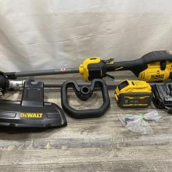 AS-IS DEWALT FLEXVOLT 60V MAX 17 in. Cordless Battery Powered Attachment Capable Trimmer Kit