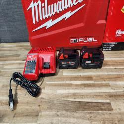 HOUSTON LOCATION - AS-IS (APPEARS LIKE NEW) Milwaukee  FUEL 18V Lithium-Ion Brushless Cordless Hammer Drill and Impact Driver Combo Kit