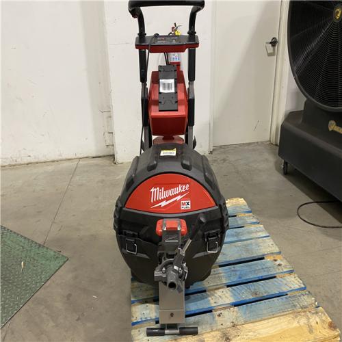 Dallas Location - As-Is Milwaukee MX FUEL Lithium-Ion Cordless POWERTREDZ Sewer Drum Machine with Battery
