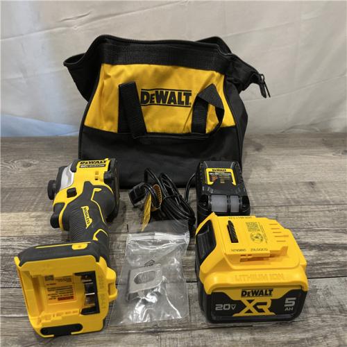 AS-IS DEWALT ATOMIC 20V MAX Lithium-Ion Cordless 1/4 in. Brushless Impact Driver Kit