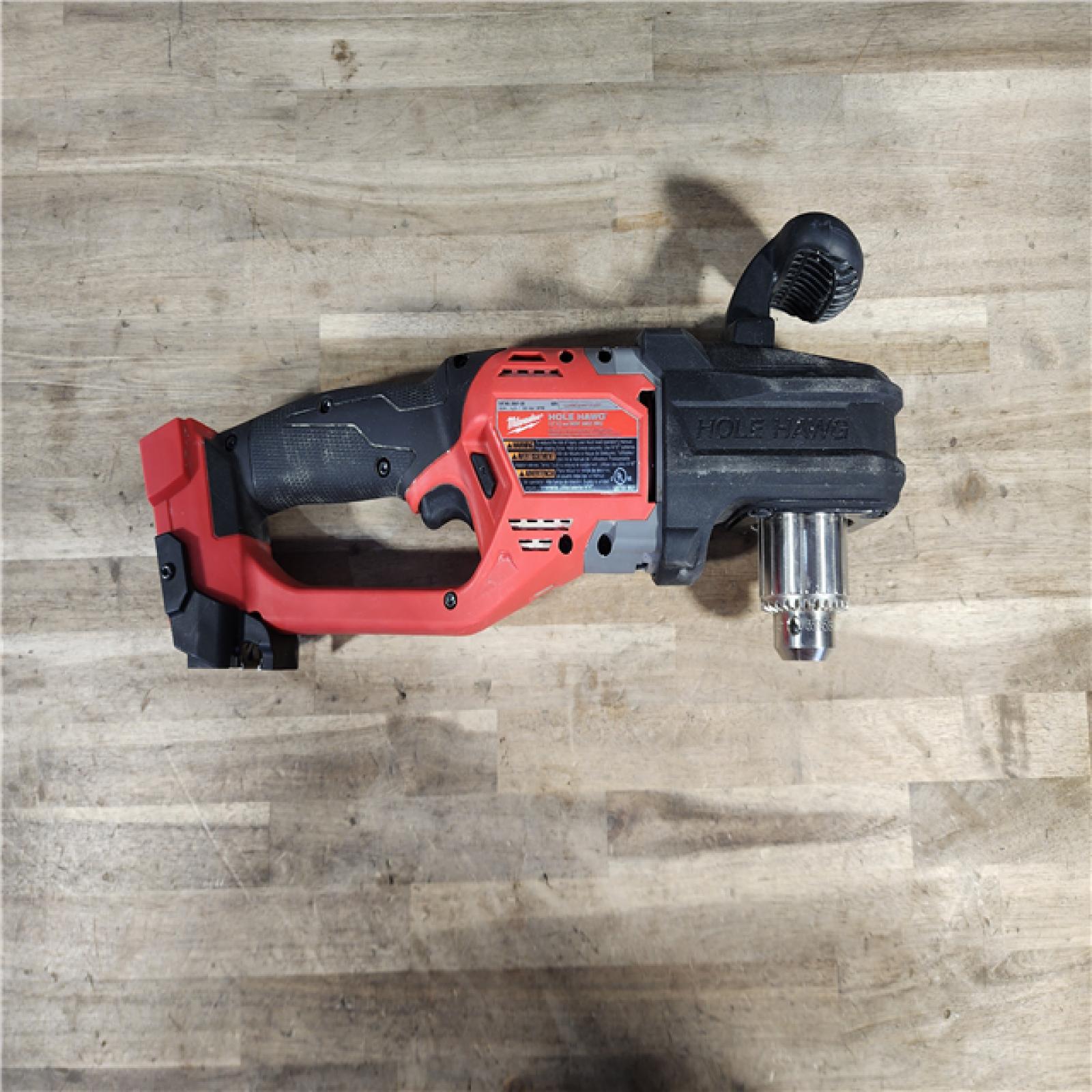 HOUSTON LOCATION - AS-IS Milwaukee M18 FUEL GEN II Brushless Cordless 1/2 in. Hole Hawg Right Angle Drill (Tool-Only)