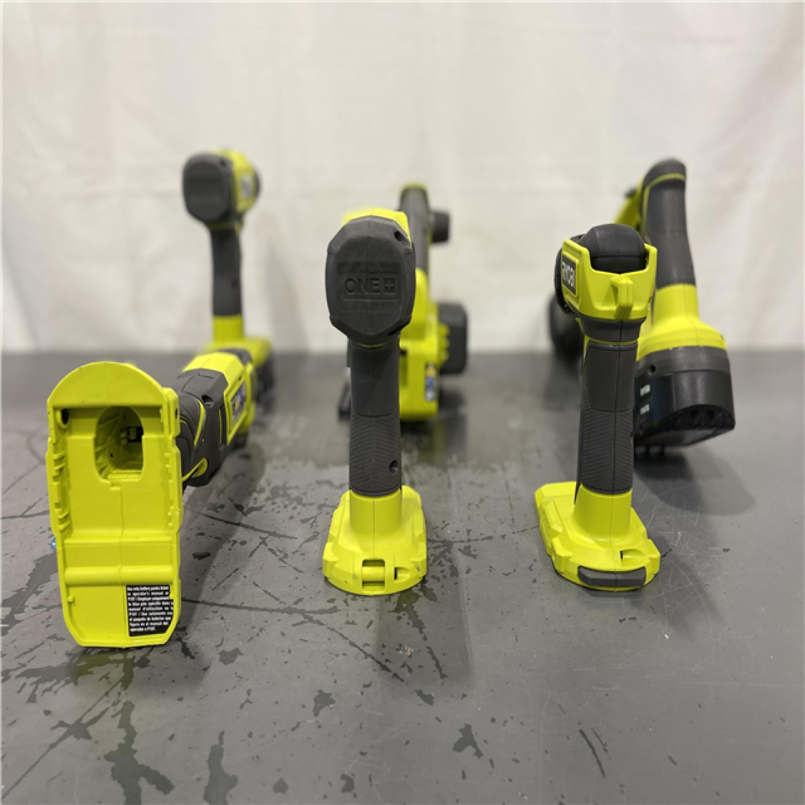 AS-IS- RYOBI ONE+ 18V Cordless 6-Tool Combo Kit with 1.5 Ah Battery  4.0 Ah Battery  and Charger