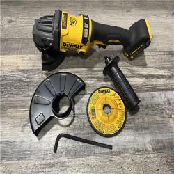 AS-IS DEWALT FLEXVOLT 60V MAX Cordless Brushless 4.5 in. to 6 in. Small Angle Grinder with Kickback Brake (Tool Only)