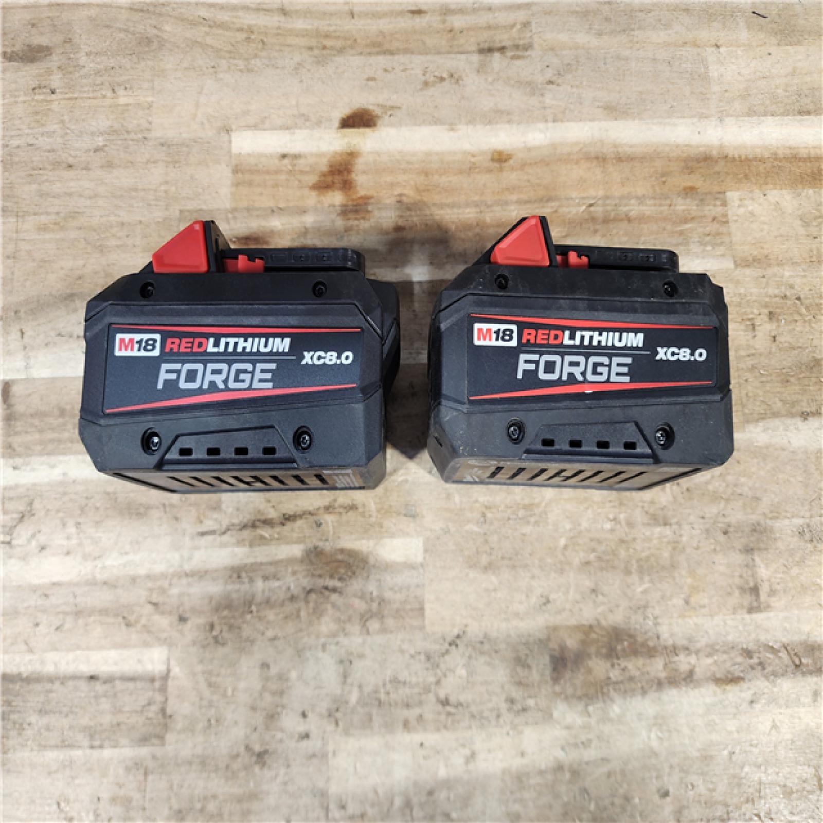 HOUSTON LOCATION - AS-IS MILWAUKEE FORGE BATTERY PACK QTY - 2