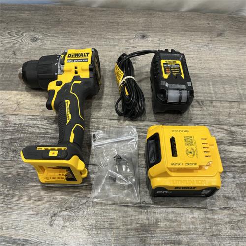 AS-IS DEWALT ATOMIC 20V Lithium-Ion Cordless 1/2 in. Hammer Drill Kit