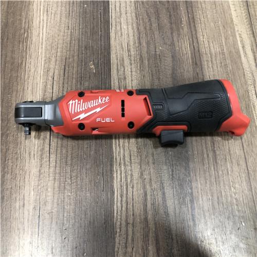 AS-IS Milwaukee FUEL 12-Volt Lithium-Ion Brushless Cordless High Speed 3/8 in. Ratchet (Tool-Only)