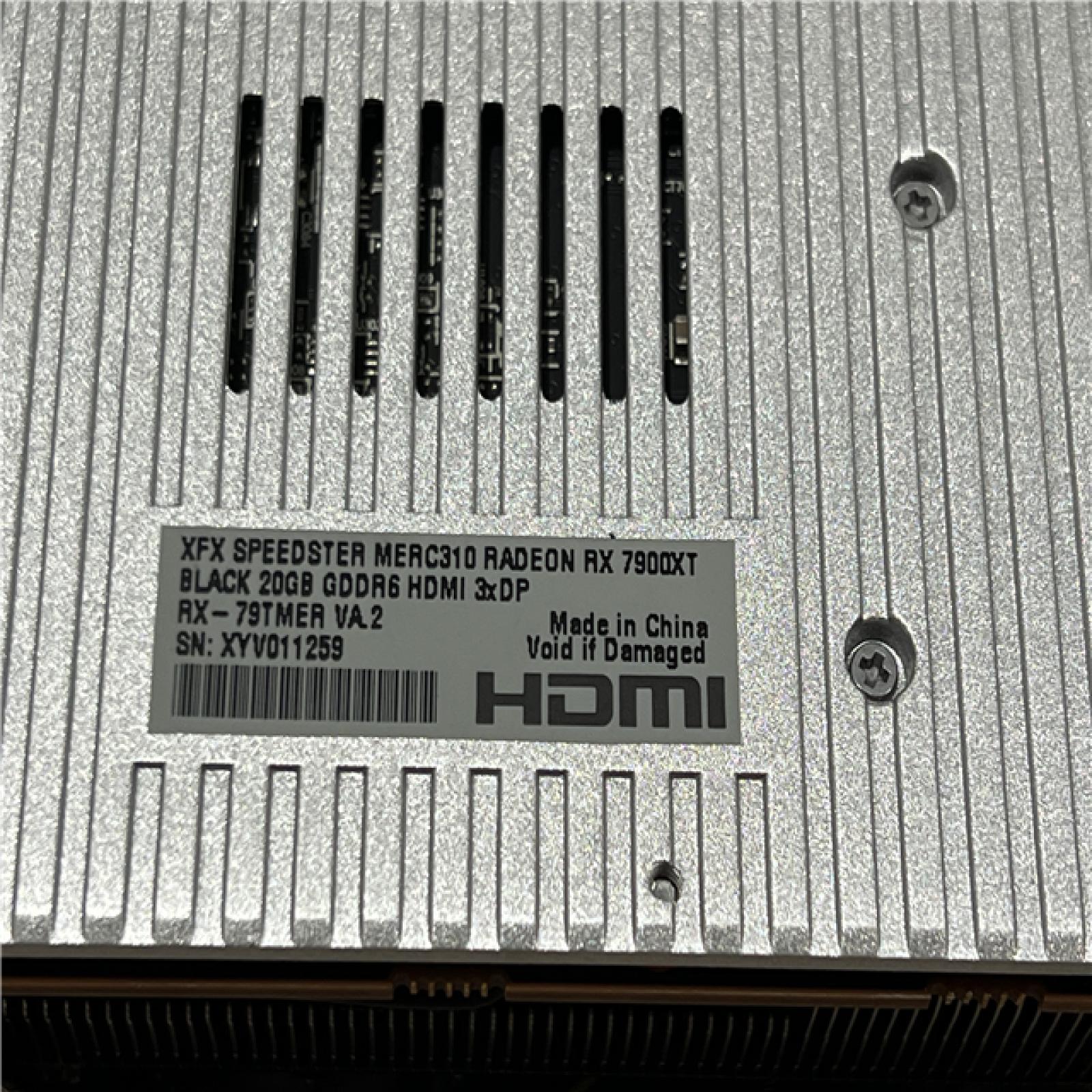 AS-IS XFX Speedster MERC 310 Radeon RX 7900 XT 20GB - Graphics Card