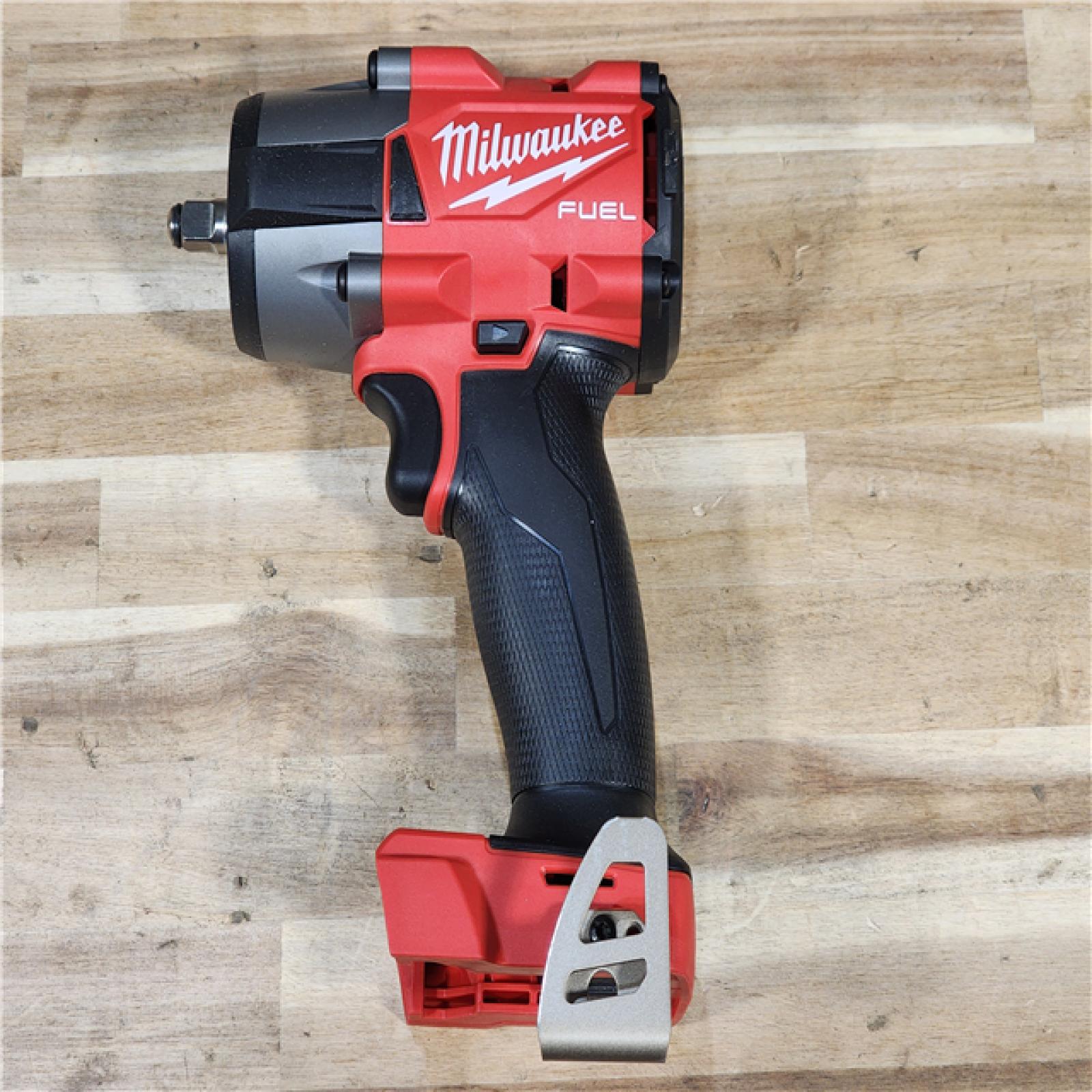 HOUSTON LOCATION - AS-IS Milwaukee FUEL GEN-2 18V Lithium-Ion Mid Torque Brushless Cordless 3/8 in. Impact Wrench with Friction Ring (Tool-Only)