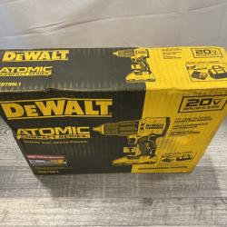 NEW- DeWalt ATOMIC 20-Volt Lithium-Ion Cordless 1/2 in. Compact Hammer Drill with 3.0Ah Battery  Charger and Bag