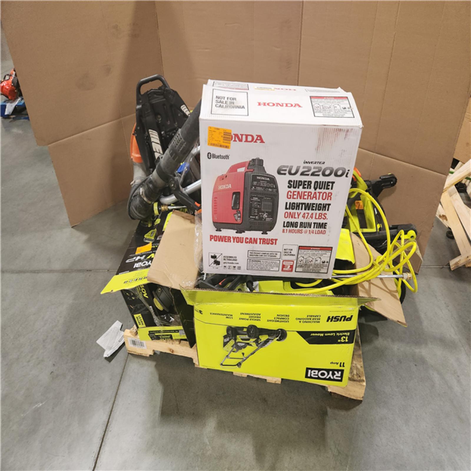 CALIFORNIA AS-IS OUTDOOR POWER EQUIPMENT