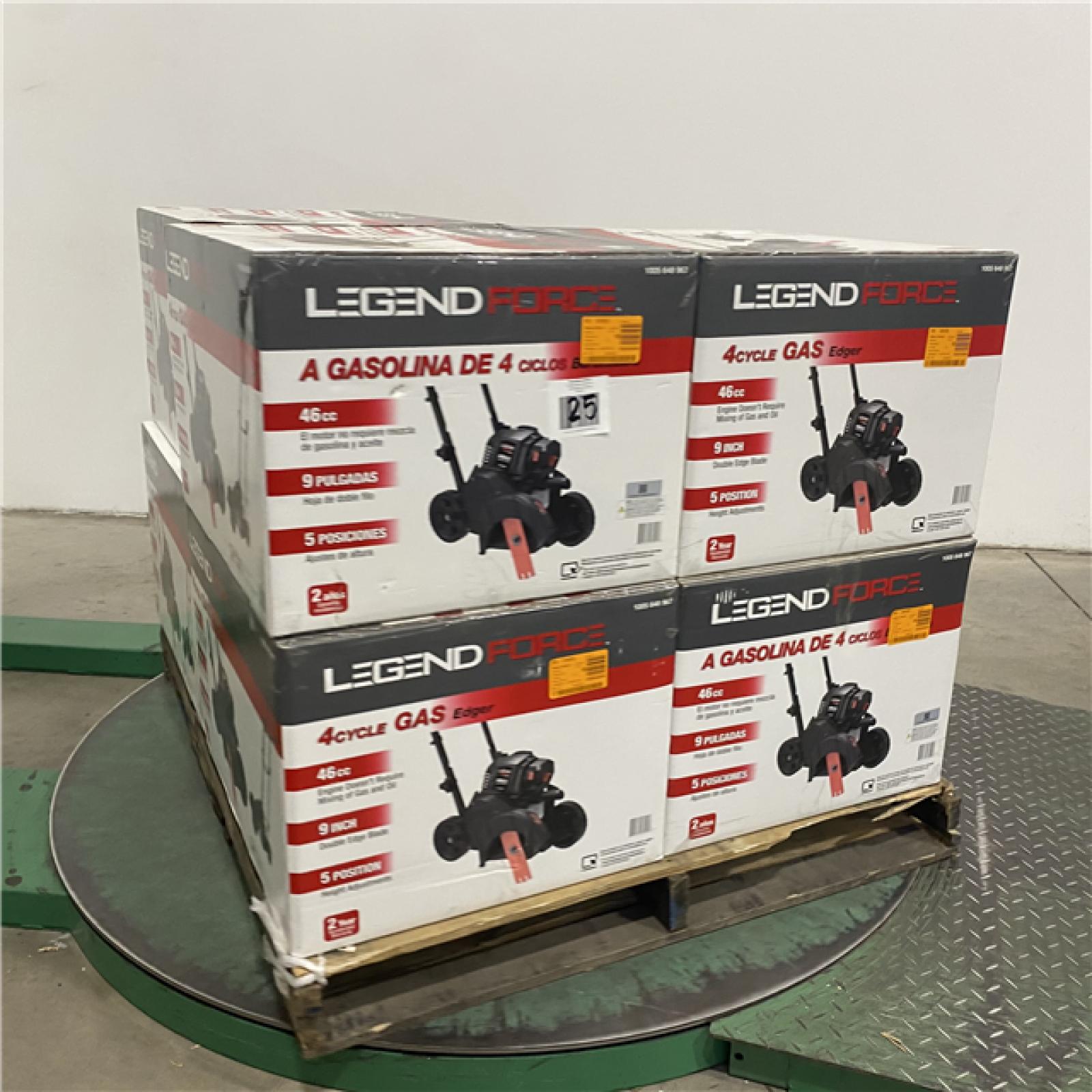Dallas Location - As-Is Legend Force 46 cc Gas Powered 4-Stroke Walk Behind Edger(Lot Of 8)
