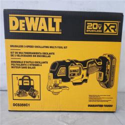 Phoenix NEW DEWALT 20V MAX XR Cordless Brushless 3-Speed Oscillating Multi Tool with (1) 20V 1.5Ah Battery and Charger