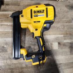HOUSTON LOCATION - AS-IS DeWALT DCN681D1 20V MAX 18ga Cordless Brushless Narrow Crown Stapler Kit w/ BATTERY & CHARGER
