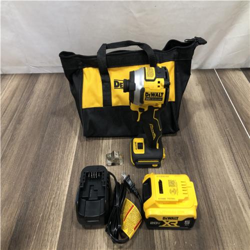 AS-IS DEWALT ATOMIC 20V MAX Lithium-Ion Cordless 1/4 in. Brushless Impact Driver Kit