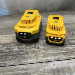 AS-IS DEWALT 20V MAX XR POWERSTACK Lithium-Ion Battery Starter Kit with 5.0Ah and 1.7Ah Batteries and Charger
