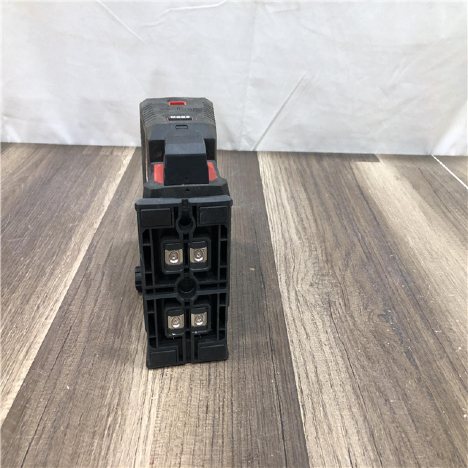 AS-IS Milwaukee Green 100 ft. Cross Line and Plumb Points Rechargeable Laser Level with REDLITHIUM Lithium-Ion
