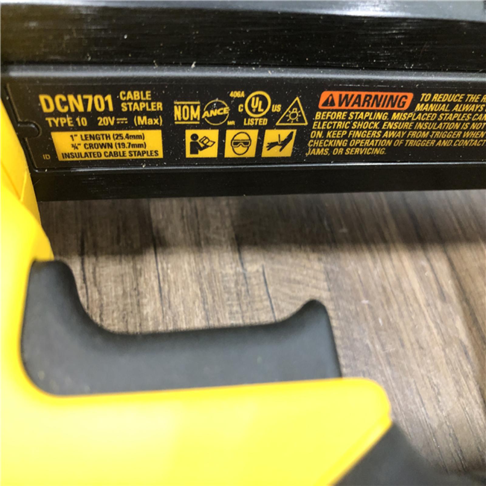 AS-IS  DEWALT 20V MAX Lithium-Ion Cordless Cable Stapler (Tool Only)