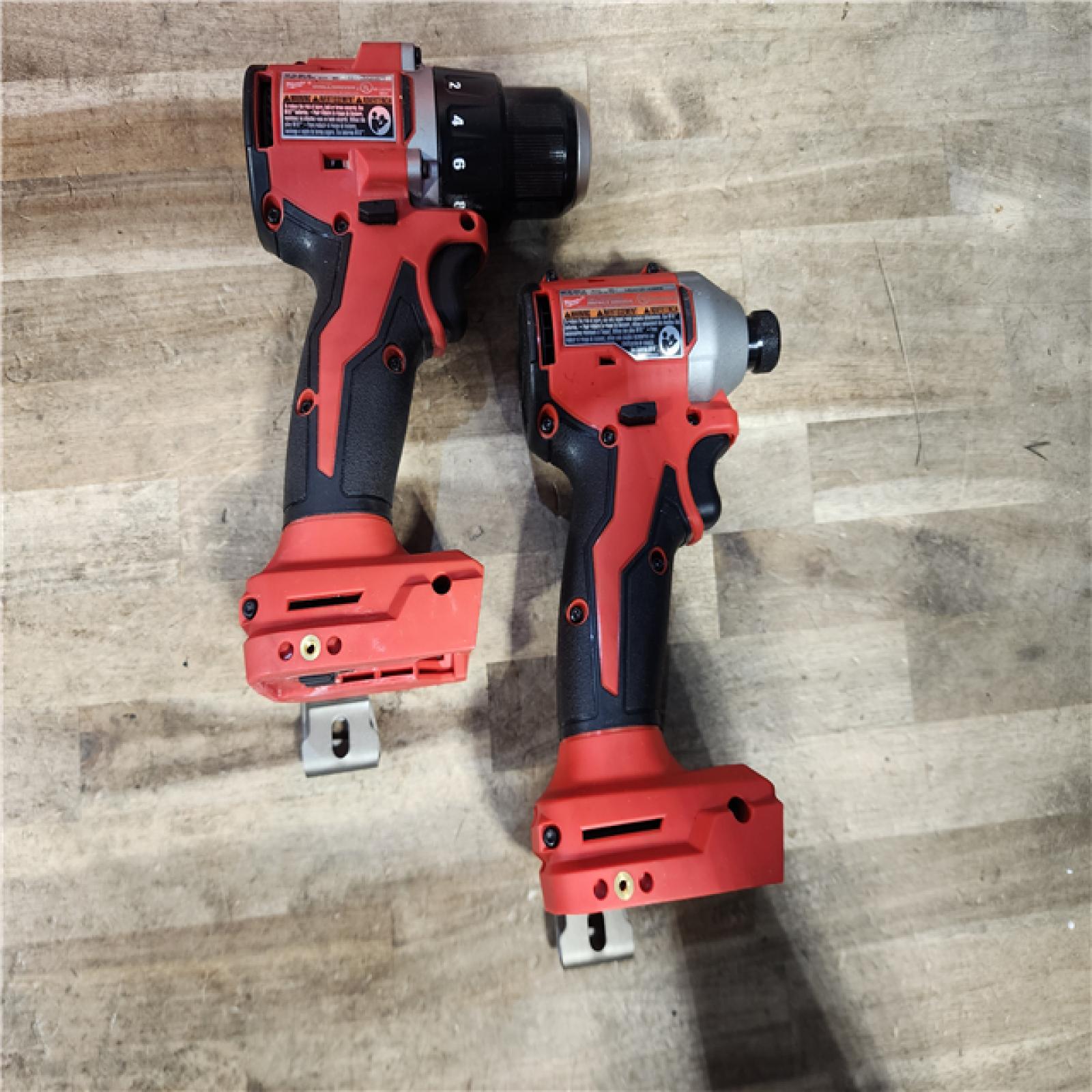 HOUSTON LOCATION - AS-IS Milwaukee 18V Lithium-Ion Brushless Cordless Compact Drill/Impact Combo Kit