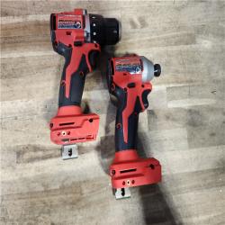 HOUSTON LOCATION - AS-IS Milwaukee 18V Lithium-Ion Brushless Cordless Compact Drill/Impact Combo Kit