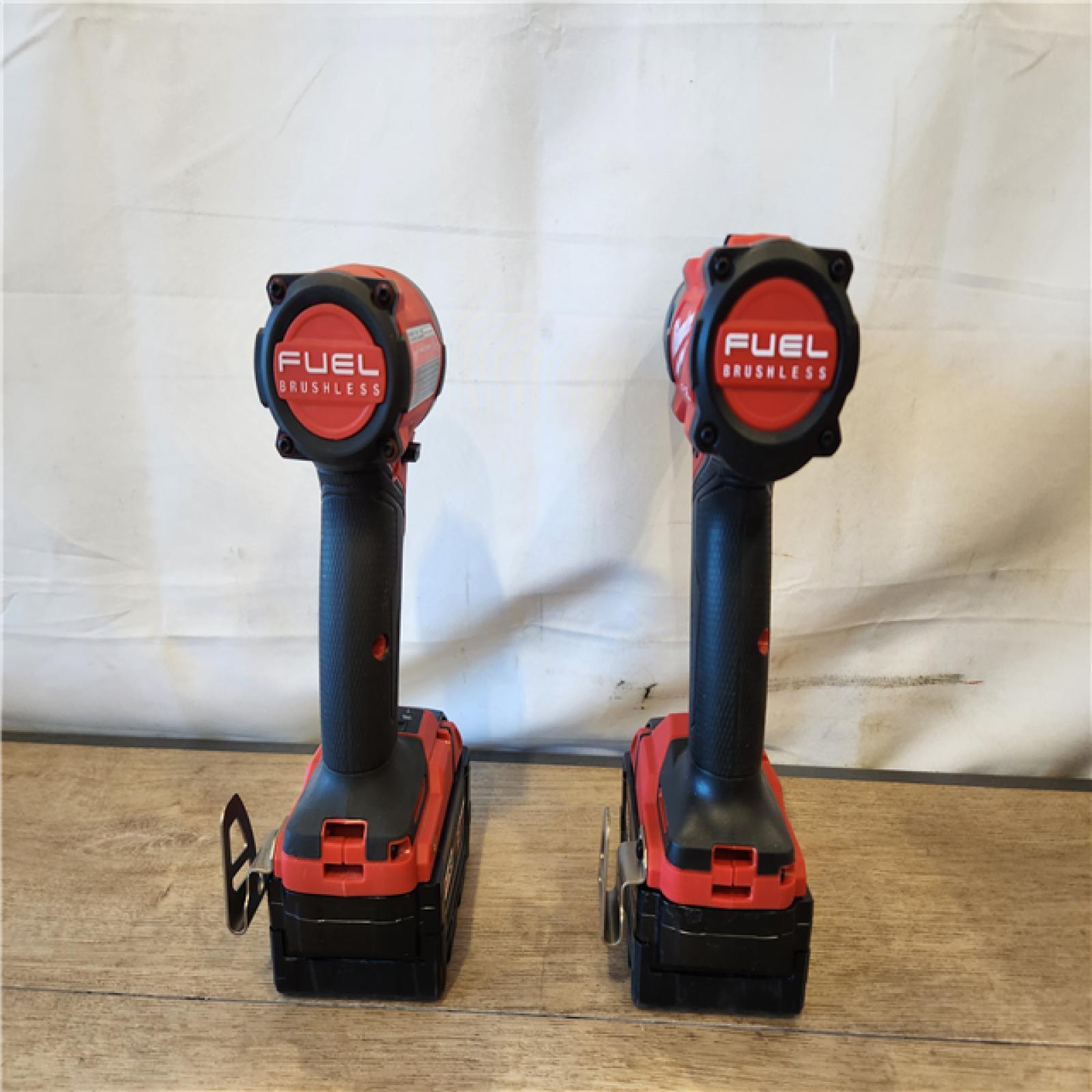 AS-IS- Milwaukee  FUEL 18V Lithium-Ion Brushless Cordless Hammer Drill and Impact Driver Combo Kit