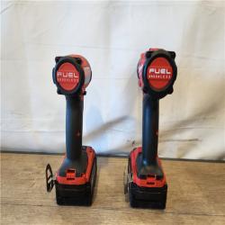 AS-IS- Milwaukee  FUEL 18V Lithium-Ion Brushless Cordless Hammer Drill and Impact Driver Combo Kit