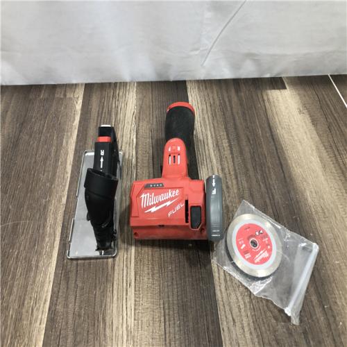 AS-IS Milwaukee  FUEL 12V Lithium-Ion Brushless Cordless 3 in. Cut Off Saw (Tool-Only)