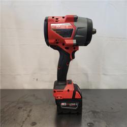 AS-IS- Milwaukee FUEL 18V Lithium-Ion Brushless Cordless 1/2 in. Impact Wrench w/Friction Ring Kit