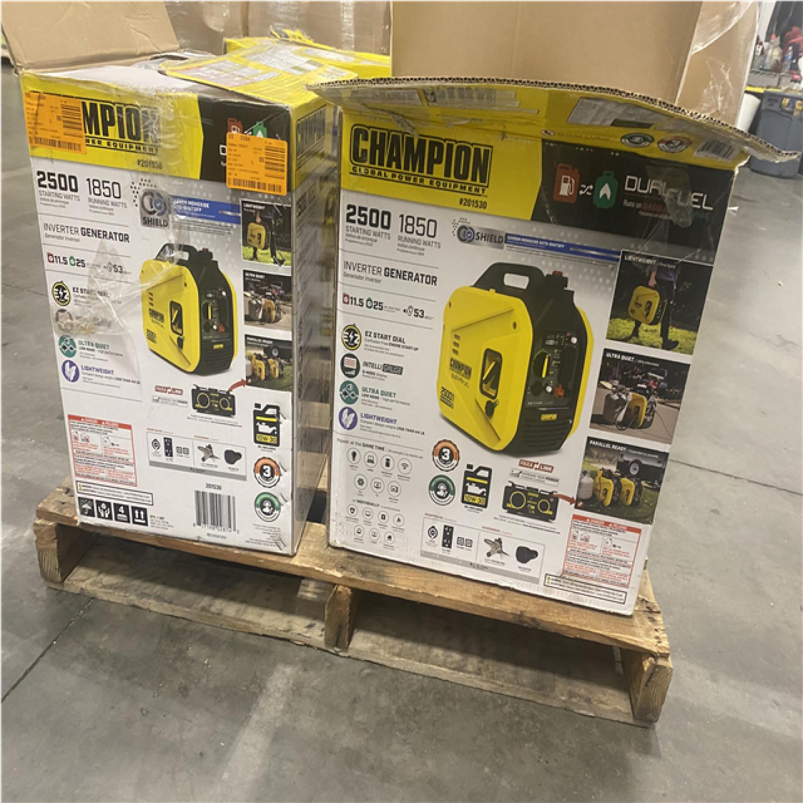 Dallas Location - As-Is Champion Fuel Generator(Lot Of 3)