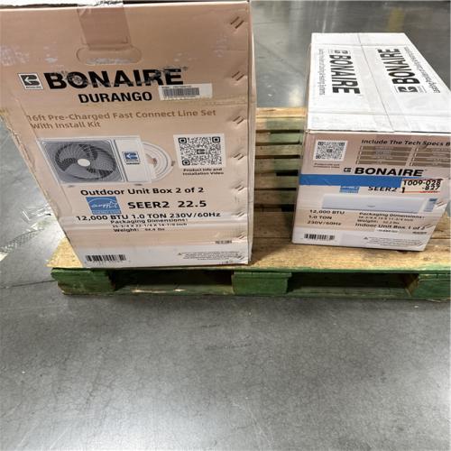 California AS-IS Bonaire Durango 12 000 BTU 1-Ton Ductless Mini Split