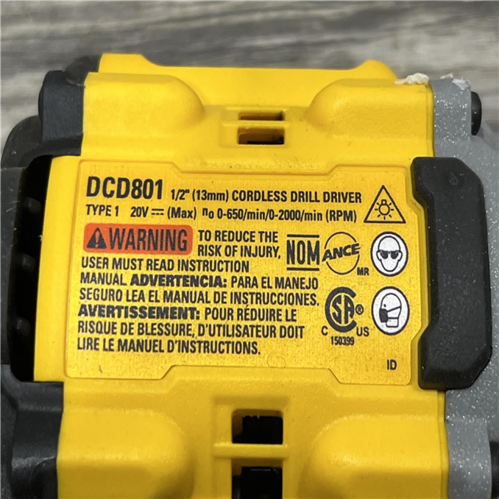 AS-IS  DEWALT 20V MAX XR Brushless Cordless 1/2 in. Drill/Driver (Tool Only)