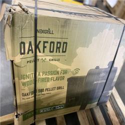 DALLAS LOCATION - Nexgrill Oakford 580 Wifi Pellet Grill Smoker in Black