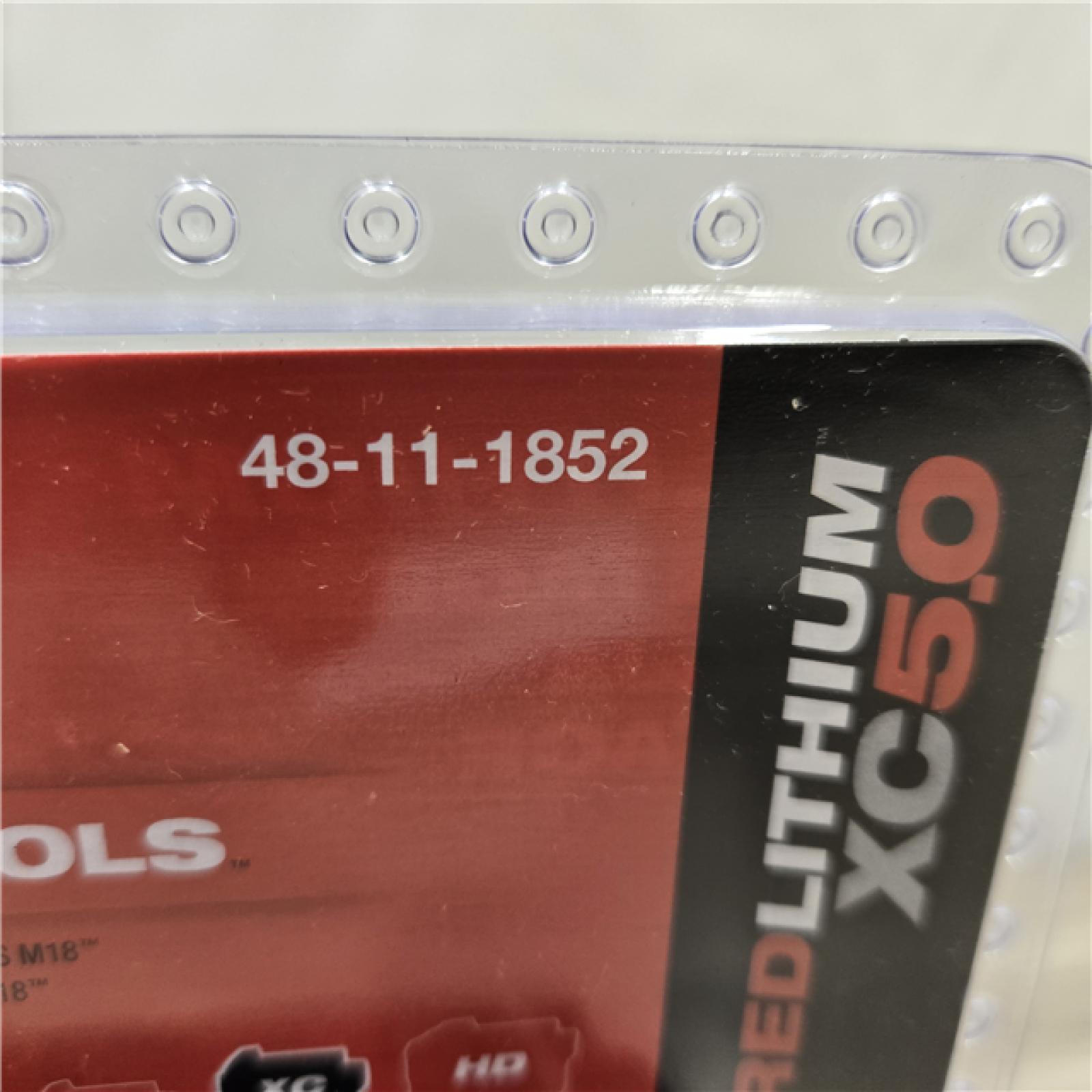 NEW! -  Milwaukee M18 18V XC Extended Capacity 5.0 Ah Battery Pack (2-Pack)