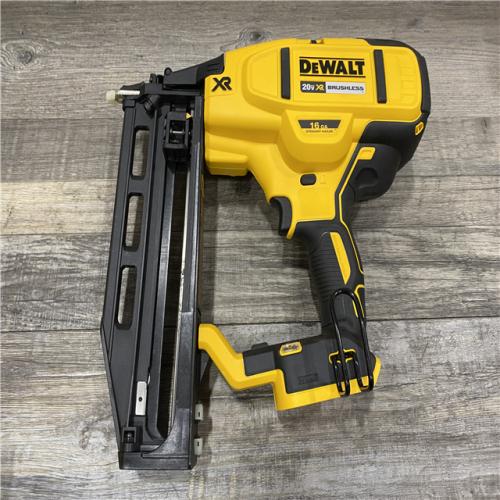 AS-IS DEWALT 20V MAX XR 16-Gauge Lithium-Ion Cordless Finish Nailer (Tool Only)