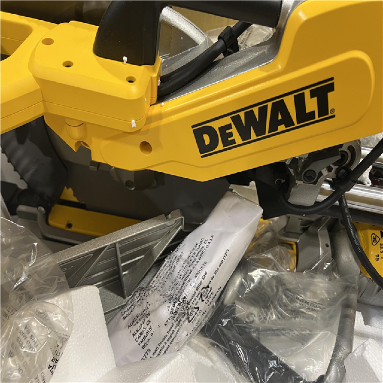 AS-IS DEWALT 12-in Dual Bevel Sliding Compound Miter Saw