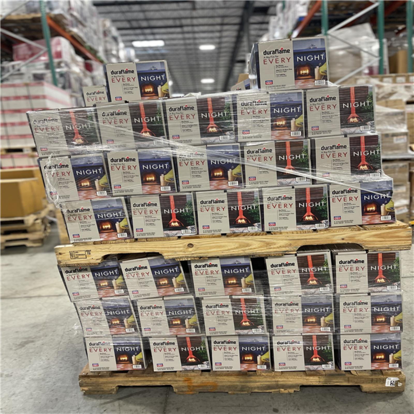 DALLAS LOCATION- DURAFLAME EVERY NIGHT FIRE LOGS PALLET (82 UNITS)