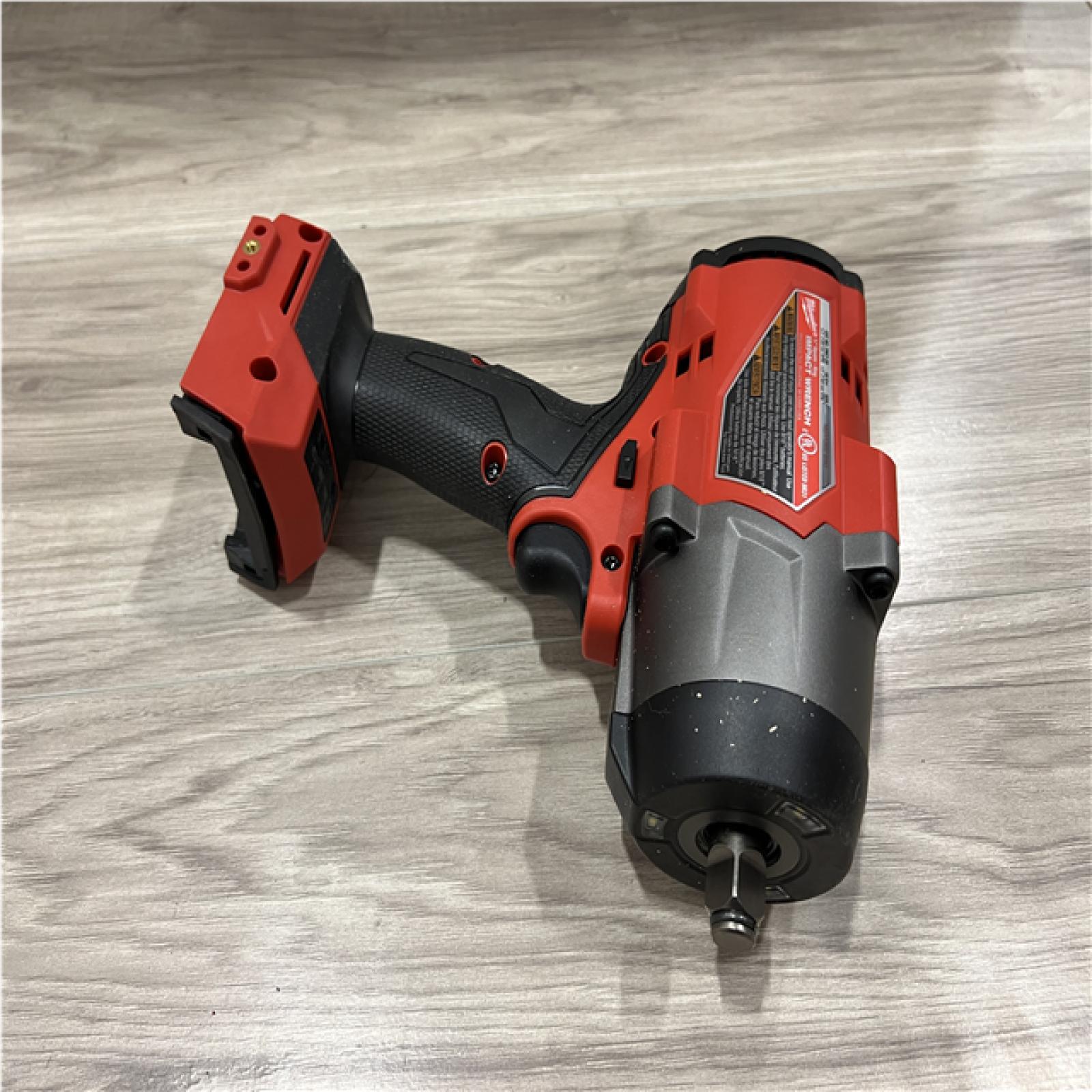 AS-IS Milwaukee FUEL 18V Lithium-Ion Brushless Cordless 1/2 in. Impact Wrench w/Friction Ring Kit