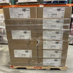 DALLAS LOCATION - Hampton Bay Colton 52 in. Indoor Brushed Nickel Standard Flush Mount Ceiling Fan PALLET -(35 UNITS)