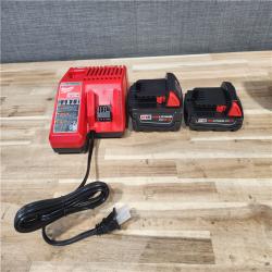 HOUSTON LOCATION - AS-IS MILWAUKEE 3 TOOL COMBO KIT W/ (2) BATTERY & CHARGER