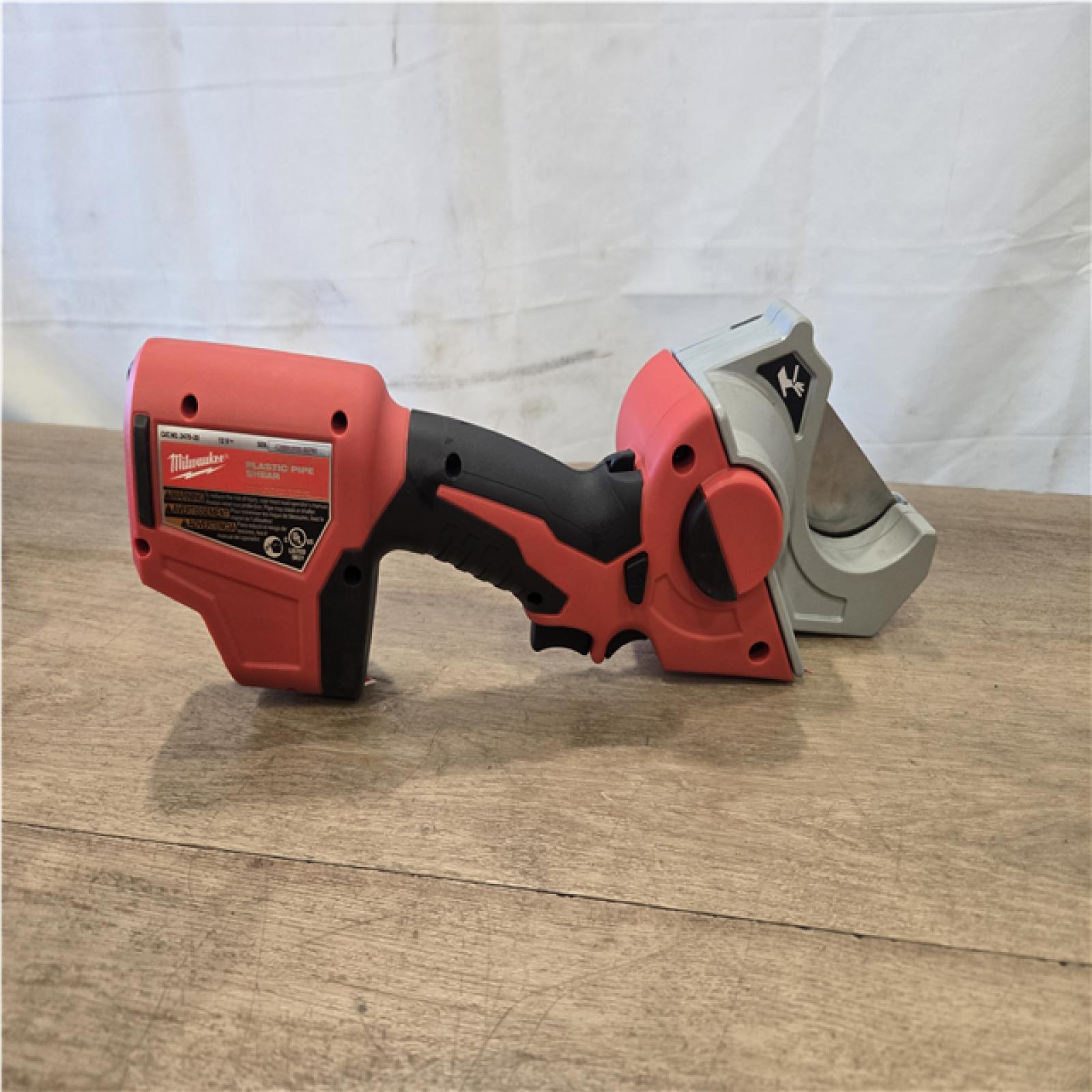 AS-IS Milwaukee 12V Lithium-Ion Cordless PVC Pipe Shear (Tool-Only)