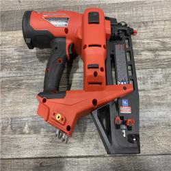 AS-IS Milwaukee FUEL 18-Volt Lithium-Ion Brushless Cordless Gen ll 16-Gauge Straight Finish Nailer (Tool Only)