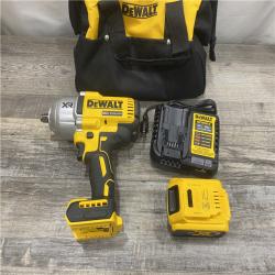 AS-IS DEWALT 20V MAX Lithium-Ion Cordless 1/2 in. Impact Wrench Kit