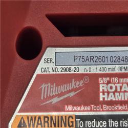 AS-IS Milwaukee FUEL 18V Cordless 5/8 in. SDS-Plus Rotary Hammer (Tool-Only)