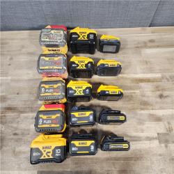 HOUSTON LOCATION - AS-IS DEWALT BATTERY PACK QTY - 15