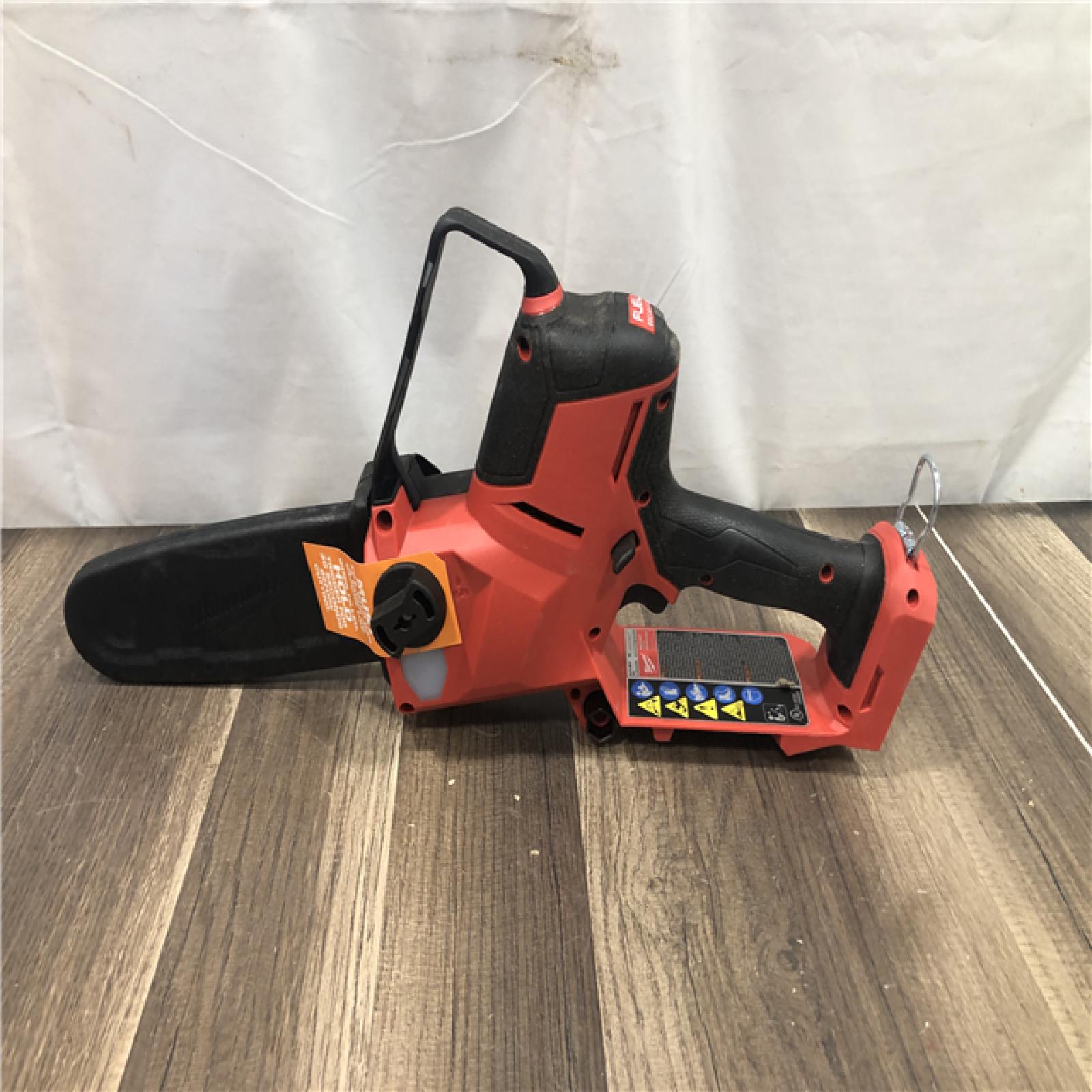 AS-IS  Milwaukee FUEL 18V Lithium-Ion Brushless Battery 8 in. HATCHET Pruning Saw (Tool-Only)