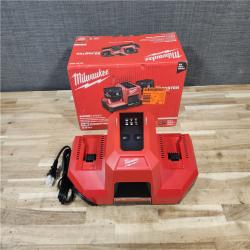 HOUSTON LOCATION - AS-IS (APPEARS LIKE NEW) Milwaukee M18 18V Dual Bay Simultaneous Super Charger