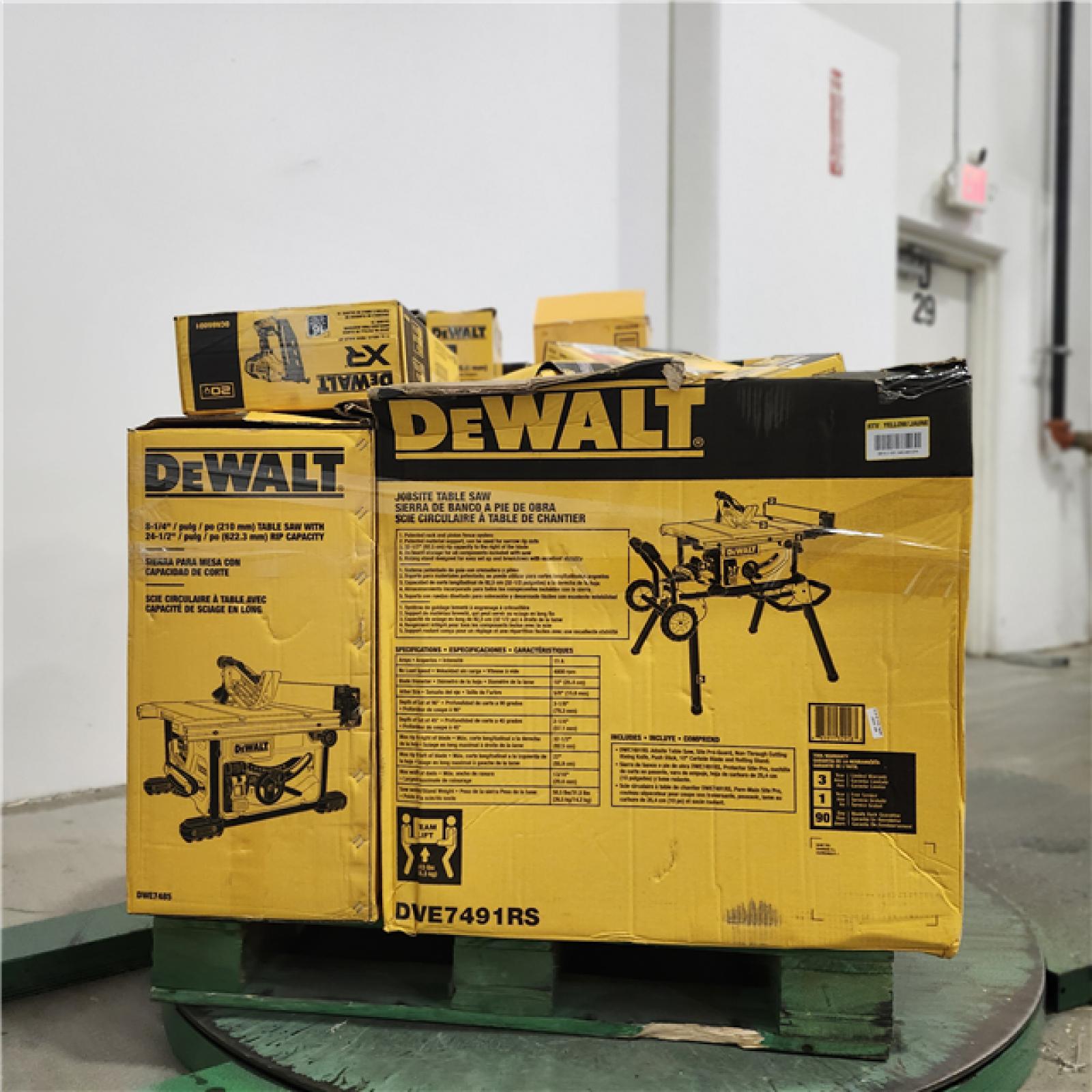 Dallas Location - As-Is DEWALT Tool Pallet