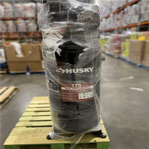 Dallas Location - As-Is Husky 60 Gal. 3.7 HP 1- 175 PSI  Electric Air Compressor