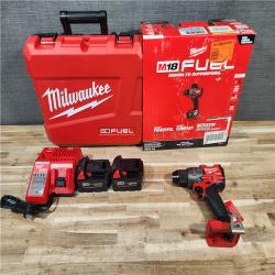 HOUSTON LOCATION - AS-IS (APPEARS LIKE NEW) Milwaukee FUEL 18V Lithium-Ion Brushless Cordless 1/2 in. Hammer Drill Driver Kit
