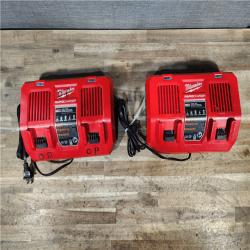 HOUSTON LOCATION - AS-IS MILWAUKEE BATTERY CHARGER QTY - 2