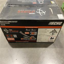 Dallas Location - NEW- ECHO 21 in. 56-Volt Cordless Battery Walk Behind Push Lawn Mower with Two 5.0 Ah Batteries/Rapid Charger